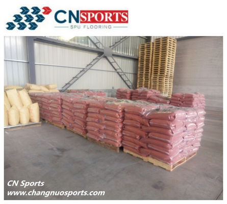 Playing Field Wet Pour Rubber Granules Resilient Surfacing Material