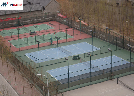 2.2mpa Tensile Strength Silicon PU Flooring and High Rebound for Tennis Court