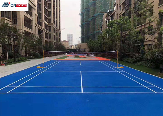 853% Elongation at Break CN-S02 SPU Tennis Sports Flooring for School