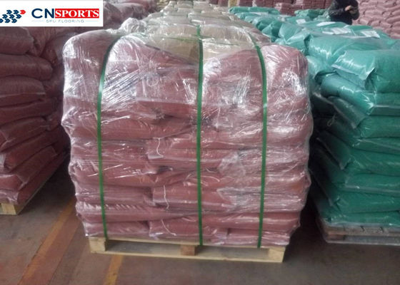 Red Green Epdm Rubber Crumb Sports Playground And Artificial Grass Infilling