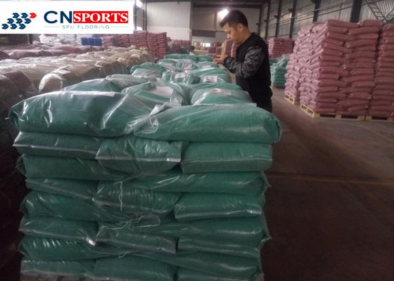Red Green Epdm Rubber Crumb Sports Playground And Artificial Grass Infilling